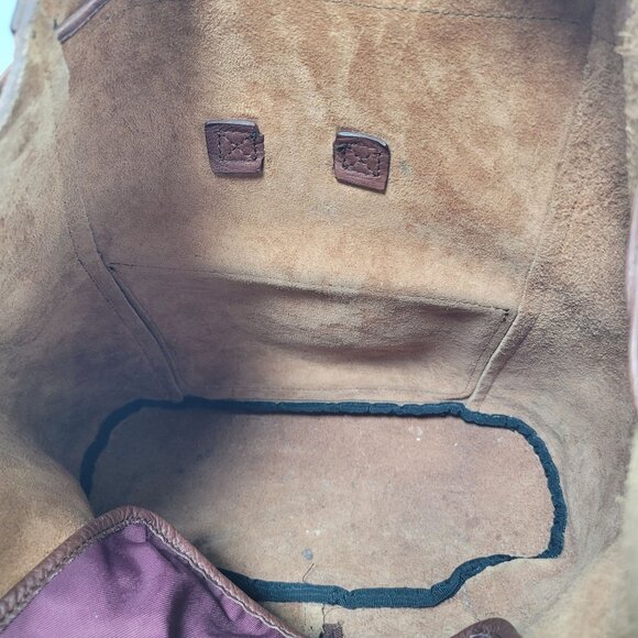 Will Leather Goods Brown Leather Backpack W Multiple Pockets & Adjustable Straps - Picture 7 of 10